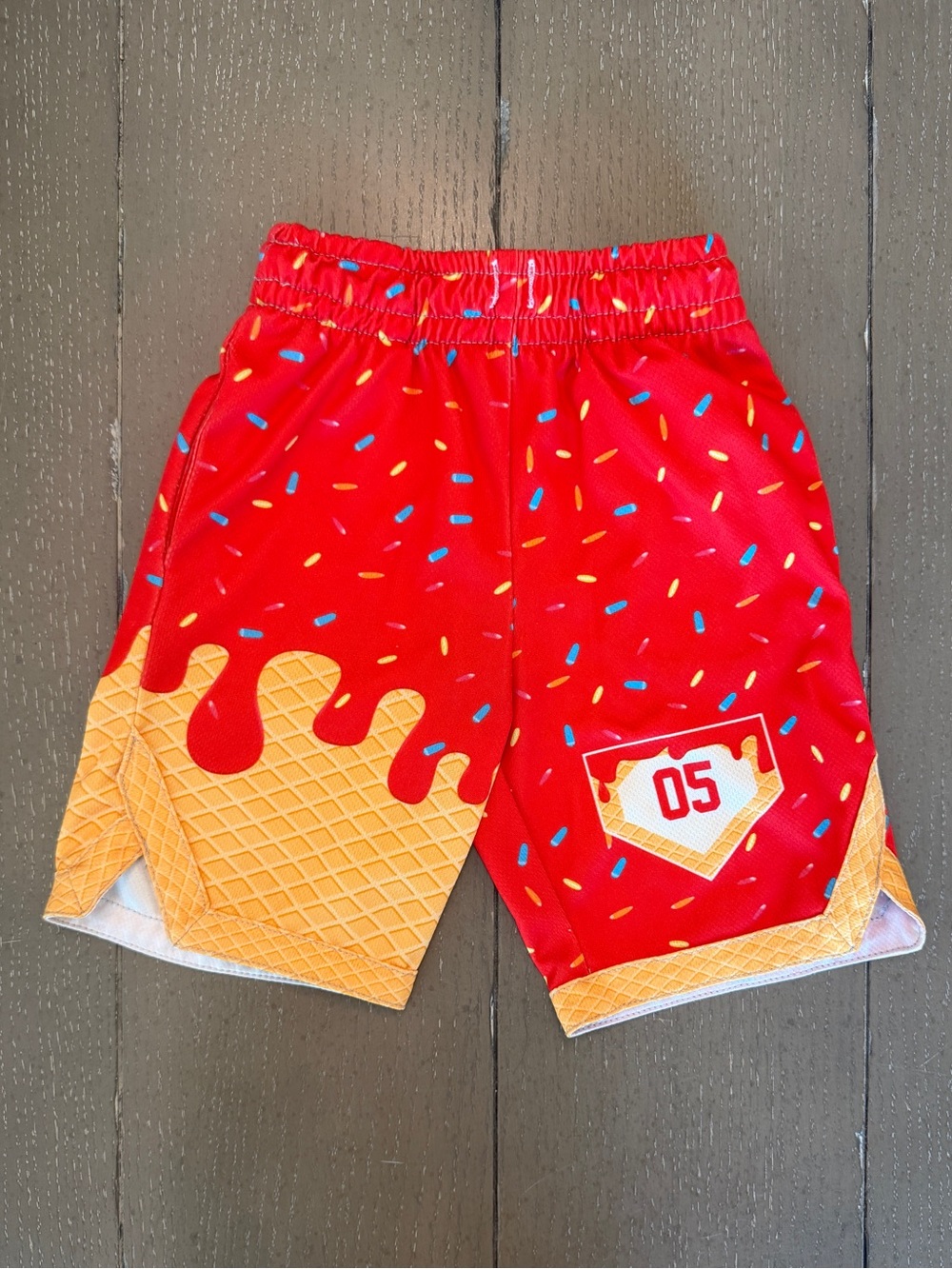 Toddler Boys Ice Cream Drip Baseball Shorts Size 3T • Etsy Custom Drip Shorts #5